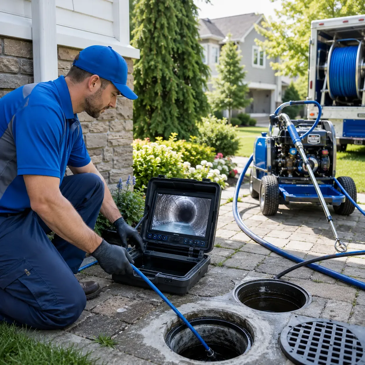 Outdoor drain cleaning professionals serving Elizabeth City, NC